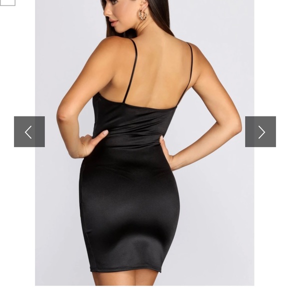 WINDSOR satin dress - Picture 2 of 2